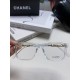 Chanel Chanel 2024 square frame women thick frame tide can be fitted with myopia eye frame plate eyeglasses frame men's flat glasses transparent net red