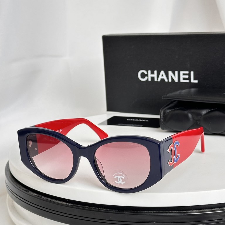 CHANEL high versionmodel 5524size 53-19-140Official website original 11 colorblocking