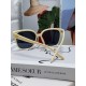 CHANEL Chanel 2024 new small red book incense with the same sunglasses letter mirror legs large square frame anti-ultraviolet sunglasses