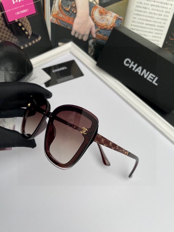 . Brand,  CHANEL CHANEL original single quality women's polarized sunglasses   TR90 Material   Imported Polaroid HD polarized lenses. The official website synchronization sale, fashion atmosphere, travel essential models