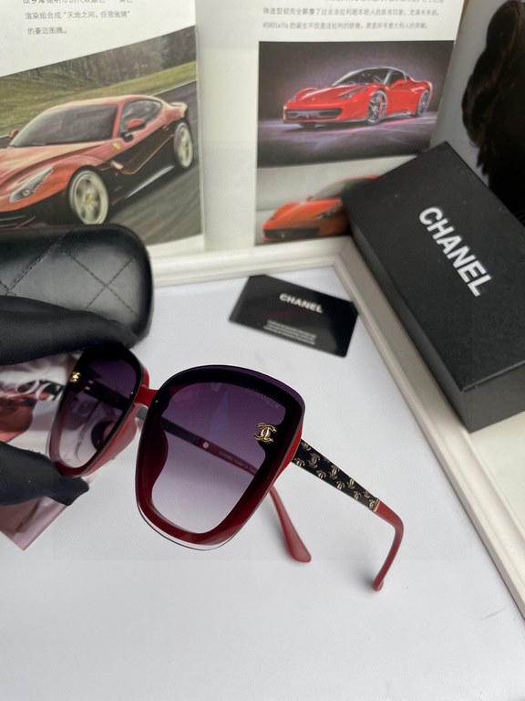 . Brand,  CHANEL CHANEL original single quality women's polarized sunglasses   TR90 Material   Imported Polaroid HD polarized lenses. The official website synchronization sale, fashion atmosphere, travel essential models