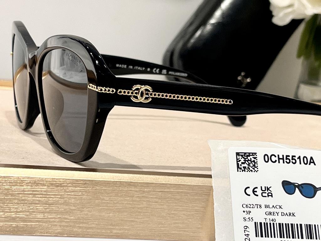 Chane polarized nylon lensesIndividual anti-counterfeiting code for each pairMod：CH5510Size：55-18-140Purchased version