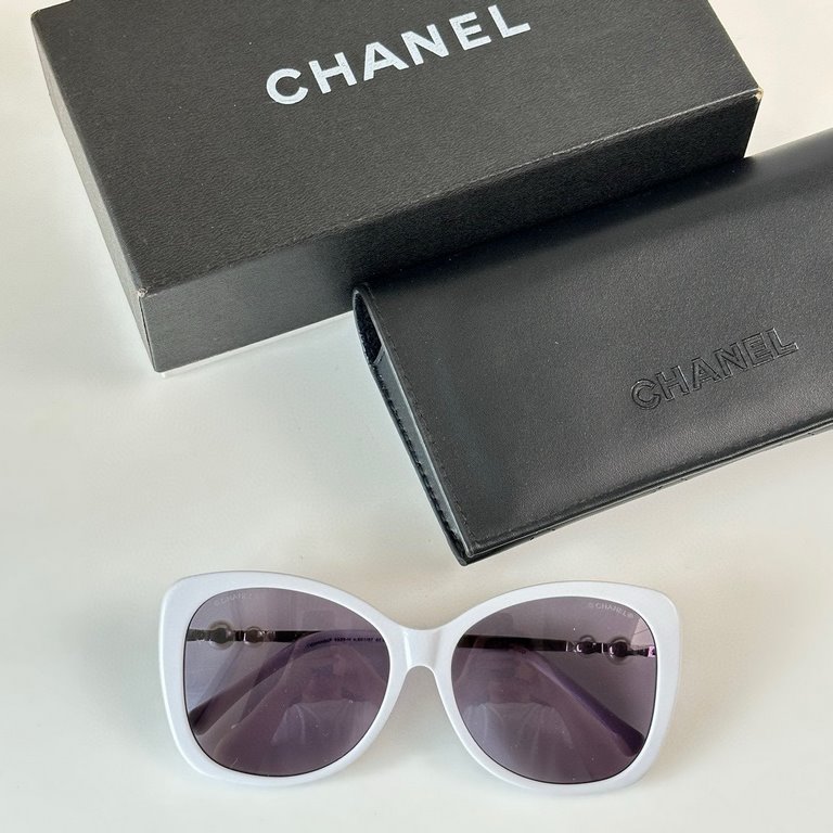 Qi color arrival CHANEL Naza super beautiful models Chanel ch5339 size 57 17-143  double pearl models sunglasses women's atmosphere versatile sunglasses