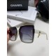 Chanel Chanel 2024 new fashion sunglasses advanced sense of large frame show face small gradient color sunglasses UV small fragrance  umbrella pendant