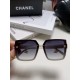 Chanel Chanel 2024 new fashion sunglasses advanced sense of large frame show face small gradient color sunglasses UV small fragrance  umbrella pendant