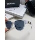 Chanel Chanel new models cat eye retro sunglasses female summer sunscreen pearl camellia love large frame sunglasses UV glare advanced sense of Ms. burst models