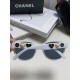 Chanel Chanel new models cat eye retro sunglasses female summer sunscreen pearl camellia love large frame sunglasses UV glare advanced sense of Ms. burst models