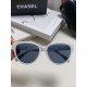 Chanel Chanel new models cat eye retro sunglasses female summer sunscreen pearl camellia love large frame sunglasses UV glare advanced sense of Ms. burst models