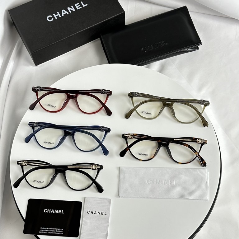 Genuine latest models 2023 fall and winter new CHANEL Chanel 3457 flat mirrorChanel CH3457 optical frame Chanel fall and winter seasonal new fashion personality ultra-light wearing comfortable counter synchronization thr