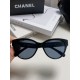 Chanel Chanel new models cat eye retro sunglasses female summer sunscreen pearl camellia love large frame sunglasses UV glare advanced sense of Ms. burst models