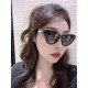 Chanel Chanel new models cat eye retro sunglasses female summer sunscreen pearl camellia love large frame sunglasses UV glare advanced sense of Ms. burst models