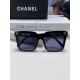 Chanel Chanel sunglasses   round face treasure look over, super cover meat face, show face small Chuan Xiao Xiangfeng style 24 new large square frame sunglasses versatile skinny, huge show face is small!Big face, round f