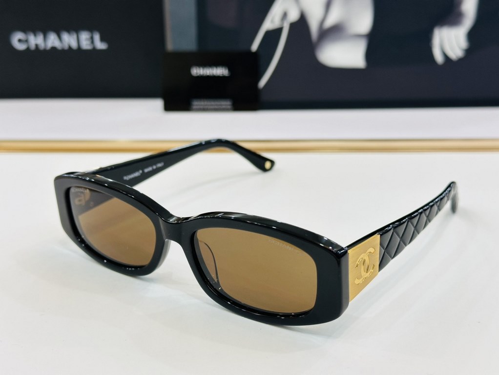 CHANE Xiangjia C74573S SIZE 52 mouth 18-145 Trendy explosive models sunglasses    high quality Wear comfortable F Netflix trend models sunglasses    three-dimensional feeling strong