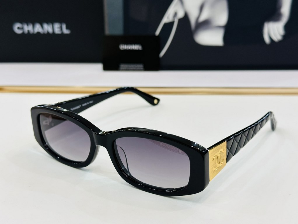 CHANE Xiangjia C74573S SIZE 52 mouth 18-145 Trendy explosive models sunglasses    high quality Wear comfortable F Netflix trend models sunglasses    three-dimensional feeling strong