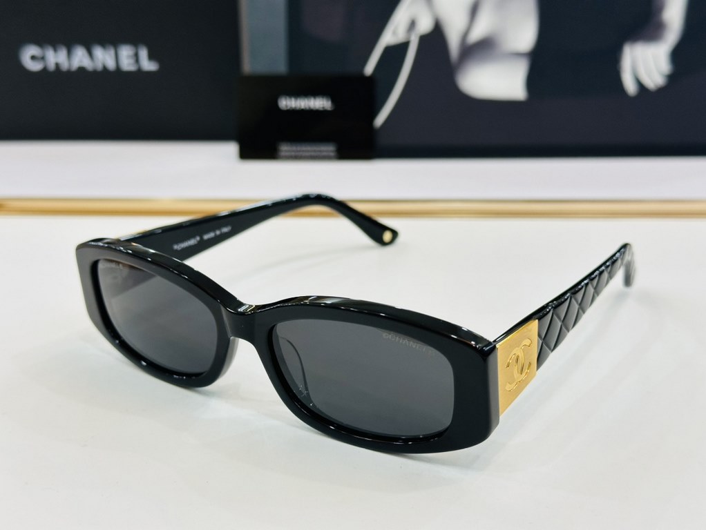 CHANE Xiangjia C74573S SIZE 52 mouth 18-145 Trendy explosive models sunglasses    high quality Wear comfortable F Netflix trend models sunglasses    three-dimensional feeling strong