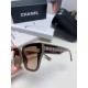 CHANEL Chanel 2024 Xiao Xiang models high-definition anti-ultraviolet sunglasses women's fashion sunglasses star the same Korean version of the large frame glasses