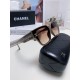 CHANEL Chanel 2024 Xiao Xiang models high-definition anti-ultraviolet sunglasses women's fashion sunglasses star the same Korean version of the large frame glasses