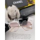 CHANEL] Chanel new nylon polarized too glasses, rimless diamond cut edge more texture, the atmosphere of the woman model, big face small face are good-looking ! Model CH2201