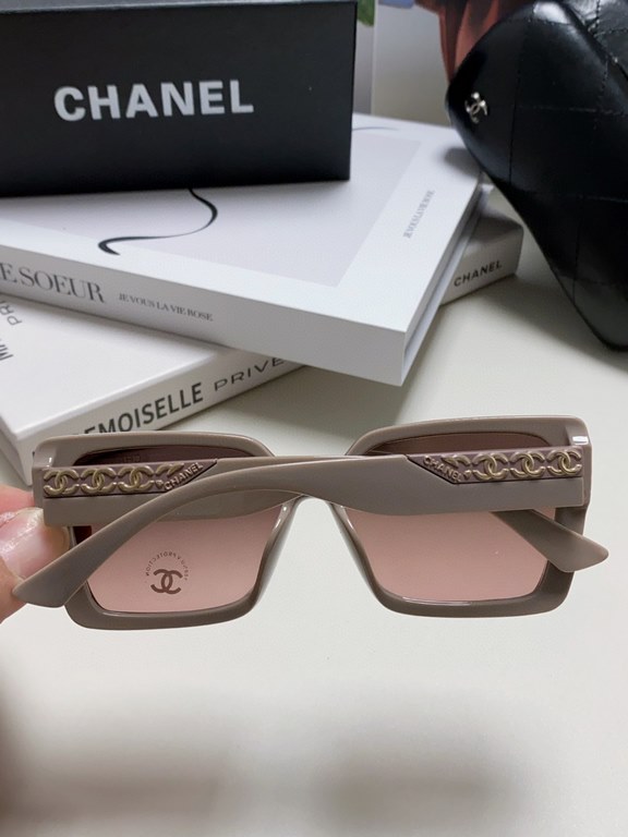 CHANEL Chanel    Fashion Sunglasses Lenses Top Luxury [Strong] High Quality [Victory] [Kiss]    [Delighted] Extraordinary Temperament    Ladies Driving Sunglasses [ Love] 8 Colors