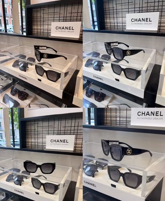 Chanel Chanel 2024 summer new sunglasses fashion small red book with the same paragraph personality trend glasses