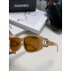 CHANEL Chanel double C big logo Y2K antique sunglasses VINTAGE sunglasses fashion elegant black frame metal sunglasses for men and womenwomen tide sunglasses