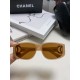 CHANEL Chanel double C big logo Y2K antique sunglasses VINTAGE sunglasses fashion elegant black frame metal sunglasses for men and womenwomen tide sunglasses