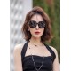 . NewBrand,   chanel chanel women's polarized sunglasses   TR frames   imported Polaroid high-definition polarized lenses, small fragrant metal 5logo inlaid mirror legs, high-end customized design, wear a super model, tr