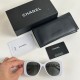 The original single authentic with diamonds. Goods high quality Barcode two-dimensional bag packaging This year's hot models [CHANEL] CHANEL CH5422B fashion sunglasses   CHANEL rectangular sunglasses letters mirror leg l