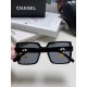 Chanel Chanel 2024 new fashion sunglasses advanced sense of large frame show face small gradient color sunglasses UV small fragrance  umbrella pendant