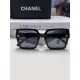 Chanel Chanel 2024 new fashion sunglasses advanced sense of large frame show face small gradient color sunglasses UV small fragrance  umbrella pendant