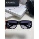 CHANEL Chanel double C big logo Y2K antique sunglasses VINTAGE sunglasses fashion elegant black frame metal sunglasses for men and womenwomen tide sunglasses