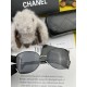 [CHANEL] CHANEL 2024 new camellia trend explosion models fashion round frame sunglasses wear comfortable Net red tide models sunglasses    Model CH9803