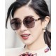 [CHANEL] CHANEL 2024 new camellia trend explosion models fashion round frame sunglasses wear comfortable Net red tide models sunglasses    Model CH9803