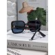 Chanel Chanel 2024 new fashion sunglasses female anti-ultraviolet Korean version of the tide of large face thin box sunglasses summer sunscreen Ms. sunglasses