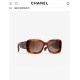 CHANEL new Xiao Xiang sunglassesClassic black and white color scheme, mirror legs covered with small fragrance logoThe key is to show a small face magic weapon