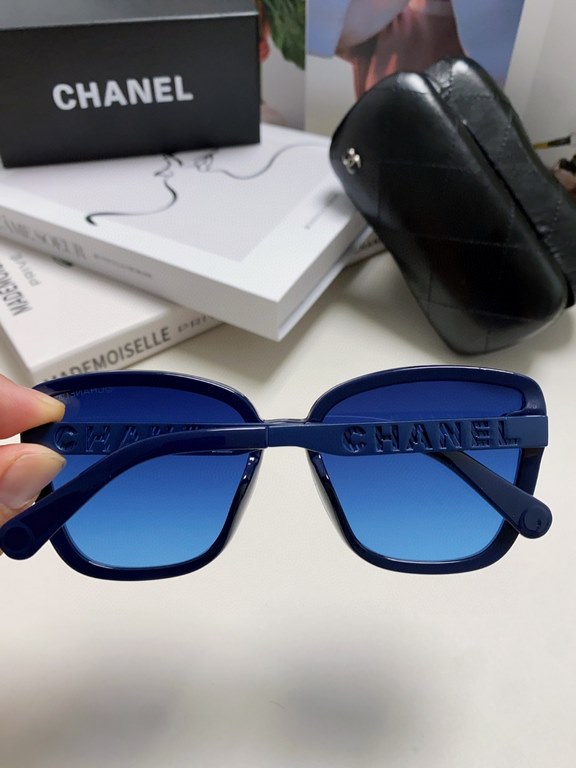 Chanel Chanel 2024 new boys and women universal sunglasses sports Europe and the United States women anti-ultraviolet sunglasses elegant incense family couple hip-hop American glasses