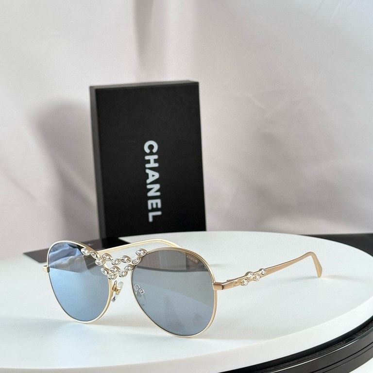 original original Chanel Chanel 24 wheat metal flight sunglasses CH9566 official website synchronization arrival