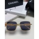 Chanel Chanel 2024 new sunglasses, men's and women's sun shades, metal temples, a must for driving trips!