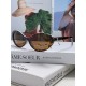 Chanel Chanel vintage cat-eye Xiao Xiang sunglasses women's high-class sense of letters rim oval sunglasses classic round Wang Yibo same models