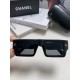 Chanel Chanel 2024 new sunglasses sunglasses female male summer sunscreen tide anti-ultraviolet glasses glasses net red driving large face square frame glasses