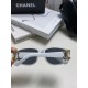 CHANEL Chanel double C big logo Y2K antique sunglasses VINTAGE sunglasses fashion elegant black frame metal sunglasses for men and womenwomen tide sunglasses