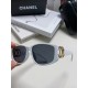 CHANEL Chanel double C big logo Y2K antique sunglasses VINTAGE sunglasses fashion elegant black frame metal sunglasses for men and womenwomen tide sunglasses