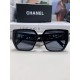 Chanel Chanel 2024 new English letters square box sunglasses female Korean version of the trend of hundred with sunglasses net red street shooting simple glasses