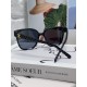 CHANEL Chanel 2024 new small red book incense with the same sunglasses letter mirror legs large square frame anti-ultraviolet sunglasses