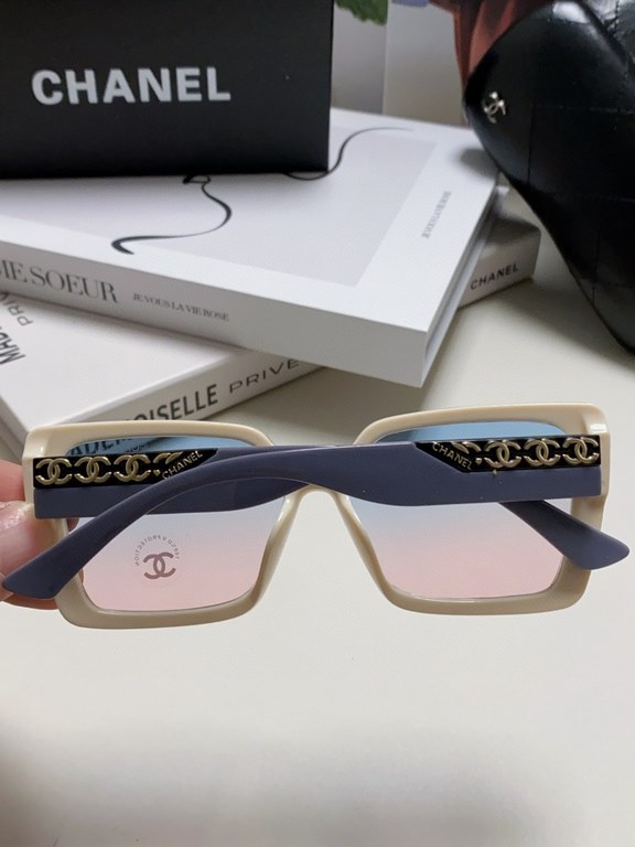 CHANEL Chanel    Fashion Sunglasses Lenses Top Luxury [Strong] High Quality [Victory] [Kiss]    [Delighted] Extraordinary Temperament    Ladies Driving Sunglasses [ Love] 8 Colors