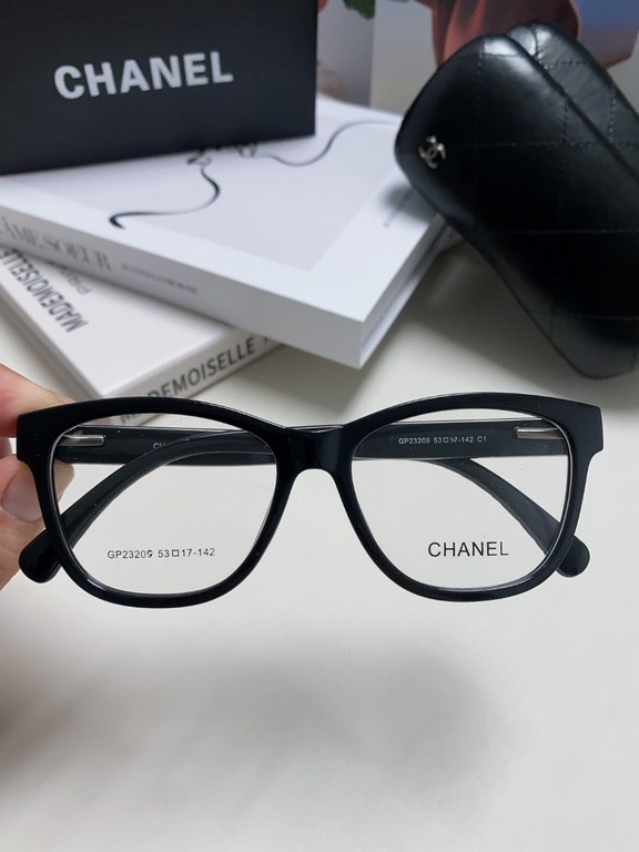 Chanel chanel diamond pattern double C logo women's flat glasses 3442 spectacle frame fashion female models