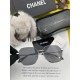 CHANEL] Chanel new nylon polarized too glasses, rimless diamond cut edge more texture, the atmosphere of the woman model, big face small face are good-looking ! Model CH35812