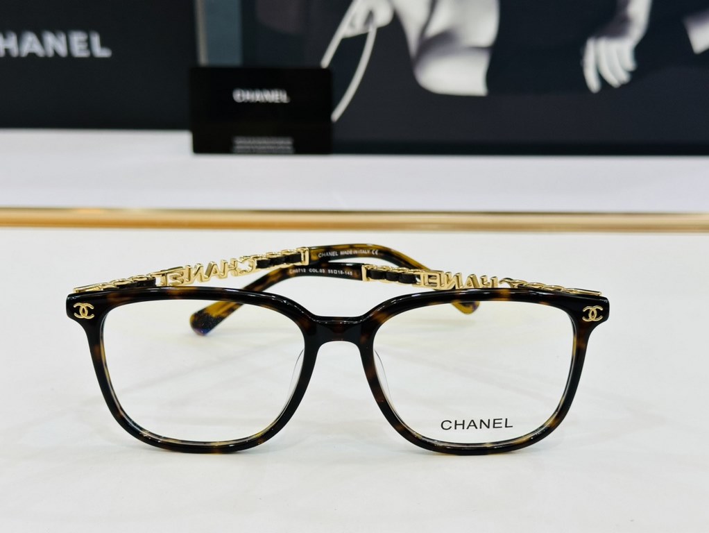 [CHANEXiang Jia] MODELCH0712 size 55 mouth 18-145      Ultra-light frames recommended     E prescription lenses