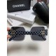 Chanel Chanel 2024 new fashion women's high-end sunglasses polarized sunglasses large frame driving sunglasses glasses glasses large frame fashion upscale