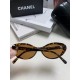 Chanel Chanel vintage cat-eye Xiao Xiang sunglasses women's high-class sense of letters rim oval sunglasses classic round Wang Yibo same models